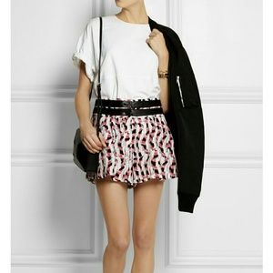 NWT $275 Karl Lagerfeld silkcrape shorts IT 46 L